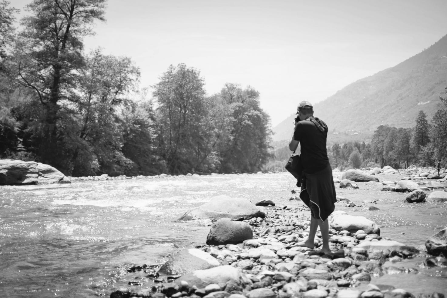 Travel photography in remote terrain